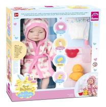Boneca Real Baby Bath Time Com Acessórios Roma 5057 Boneca Real Baby Bath Time Com Acessórios Roma 5057