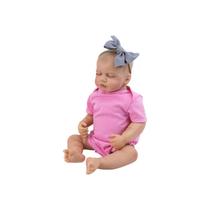 Boneca Realista Baby Reborn V-027 de Silicone - 48CM - Design Elefante