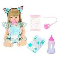 Boneca Realista Baby Star Sabrina com Acessórios BBR Toys - R3481 Boneca Realista Baby Star Sabrina com Acessórios BBR Toys - R3481