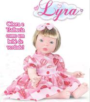 Boneca Realista Lyra 51cm ela chora e balbucia como um Bebê - Sid Nyl