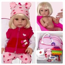 Boneca Realista Reborn 52 cm Princesa Girafinha Boneca Realista Reborn 52 cm Princesa Girafinha