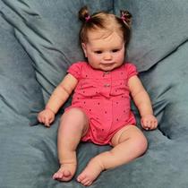 Boneca realista Reborn Doll Maddie 50cm com tecnologia de pele 3D