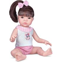 Boneca Realista SMALL Cabelos Castanhos 37,5CM