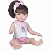 Boneca Realista Small Cabelos Castanhos 37,5cm Vinil Sid Nyl Boneca Realista Small Cabelos Castanhos 37,5cm Vinil Sid Nyl