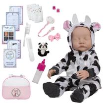 Boneca Reborn 43 Cm Enxoval Premium Fofinha Com Pelúcia Boneca Reborn 43 Cm Enxoval Premium Fofinha Com Pelúcia