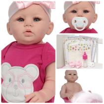 Boneca Reborn Abigail 100% Vinil Siliconado Pode Banho