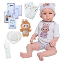 Boneca Reborn Abigail Princesa 48cm Recém Nascida Acessórios Boneca Reborn Abigail Princesa 48cm Recém Nascida Acessórios
