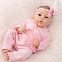 Boneca Reborn Abigail Realista 46 cm com Acessórios Completa Boneca Reborn Abigail Realista 46 cm com Acessórios Completa