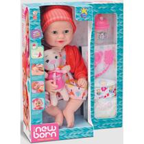 Boneca Reborn ABRE Fecha os OLHOS C/ Ursinho Diver NEW BORN