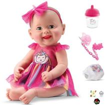 Boneca Reborn Abre fecha os olhos /c vestido Diver New Born