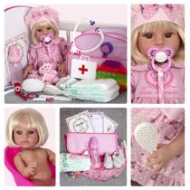 Boneca Reborn Acessórios de Princesa Menina Bom Preço