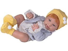 Boneca Reborn Anny Doll Baby Ruiva - com Acessórios Cotiplás