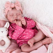 Boneca Reborn Aori 50cm - Com Acessórios e Caixa de Presente