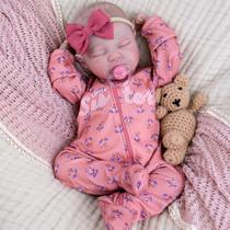Boneca Reborn Aori Lifelike Sleeping Girl 50 cm com acesso.