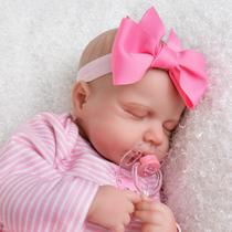 Boneca Reborn Aori Lifelike Sleeping Newborn Girl 50cm
