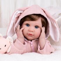 Boneca Reborn Aori Realistic Girl de 50 cm com membros dobráveis