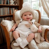 Boneca Reborn BABESIDE 17cm - Realista e Macia - Para Meninas a partir de 3 Anos