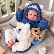 Boneca Reborn BABESIDE Aiden Boy 50 cm com brinquedo e caixa de presente