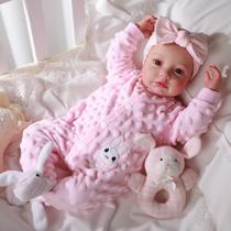 Boneca Reborn BABESIDE Little Angel de 20 polegadas com acesso.