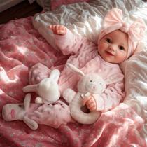 Boneca Reborn BABESIDE Sunny 43 cm com acessórios completos Boneca Reborn BABESIDE Sunny 43 cm com acessórios completos
