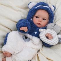 Boneca Reborn BABESIDE Tate Boy 43 cm com caixa de presente de 3 anos ou mais