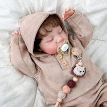 Boneca Reborn Baby Boy BABESIDE - 43cm - Corpo de Vinil Realista