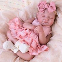 Boneca Reborn Baby Doll Aori Realistic Lifelike de 50 cm com kit de alimentação