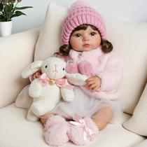 Boneca Reborn Baby Doll BABESIDE 51 cm para menina em tecido de vinil macio