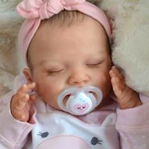 Boneca Reborn Baby Doll BABESIDE Lifelike de 53,3 cm em vinil de corpo inteiro