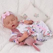 Boneca Reborn Baby Doll BABESIDE Twinnie 38cm - Corpo de Vinil Completo