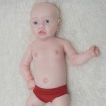 Boneca Reborn Baby Doll Cazoxdoll Full Silicone Girl 56 cm 4,5 kg 6+