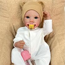 Boneca Reborn Baby Doll JOYARR 50 cm de vinil realista para recém-nascidos com acessórios