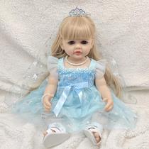 Boneca Reborn Baby Doll JRLCGYP realista de silicone de 22 polegadas para corpo inteiro