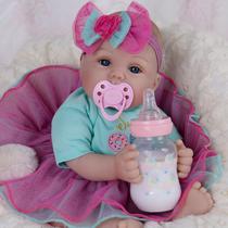 Boneca Reborn Baby Doll Milidool Bella 18 polegadas Realistic Girl 3+