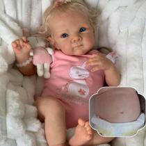 Boneca Reborn Baby Doll RXDOLL de silicone Lifelike Girl de 18 polegadas Boneca Reborn Baby Doll RXDOLL de silicone Lifelike Girl de 18 polegadas