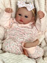 Boneca Reborn Baby Doll RXDOLL Lifelike Silicone Full Body Girl 48 cm