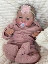 Boneca Reborn Baby Doll TERABITHIA Premie 49 cm em vinil de silicone