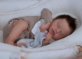 Boneca Reborn Baby Doll Zero Pam, corpo inteiro, silicone, menino de 50 cm Boneca Reborn Baby Doll Zero Pam, corpo inteiro, silicone, menino de 50 cm