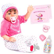 Boneca Reborn Baby Dollhood de 22 polegadas realista com acessórios Boneca Reborn Baby Dollhood de 22 polegadas realista com acessórios