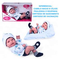 Boneca Reborn Bebê Anny Doll Baby Menino Realista Grande 42cm - Cotiplás