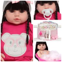 Boneca Reborn Bebê Linda Enxoval Completo Pode Dar Banho Boneca Reborn Bebê Linda Enxoval Completo Pode Dar Banho