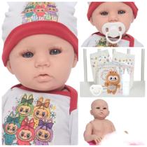 Boneca Reborn Bebê Menina Fofinha Recém Nascida + Acessórios