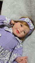Boneca Reborn Bebê Neném Realista Menina Real