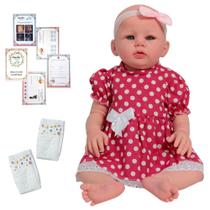 Boneca Reborn Bebê Princesa Carequinha Com Acessórios Boneca Reborn Bebê Princesa Carequinha Com Acessórios