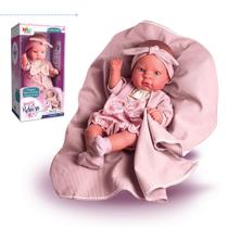 Boneca reborn bebe realista bebezao realistico nenem real brinquedo infantil bonequinha bb riborn bb - Milk Brinquedos