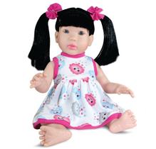 Boneca Reborn Bebê Realista Doll Realist Cabelo Preto