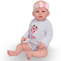 Boneca Reborn Bebe Realista Girafinha Princesa Acessórios