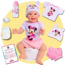 Boneca Reborn Bebê Realista Menina Maize Silicone Pode Dar Banho Original Envio Imediato