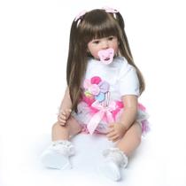 Boneca Reborn Bebê Reborn Menina 60Cm - Manuella