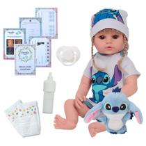 Boneca Reborn Bebê Silicone Menina Loira Pode Dar Banho Boneca Reborn Bebê Silicone Menina Loira Pode Dar Banho